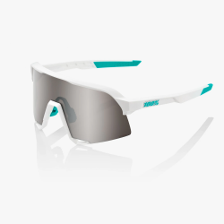100% S3 Sunglasses - Bora Team White/HiPER Silver