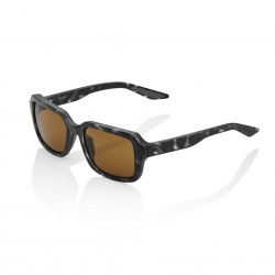 100% Ridely Sunglasses - Matte Black Havana/Bronze PeakPolar