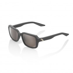 100% Ridely Sunglasses - Soft Tact Cool Grey/HiPER Silver