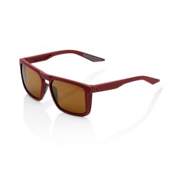 100% Renshaw Sunglasses - Soft Tact Crimson/Bronze