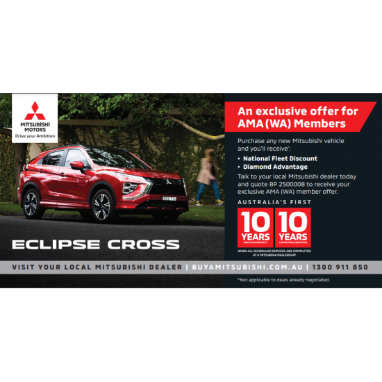 Mitsubishi Motors - An exclusive offer for AMA (WA) Members