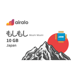 Airalo Japan 10GB Data eSIM