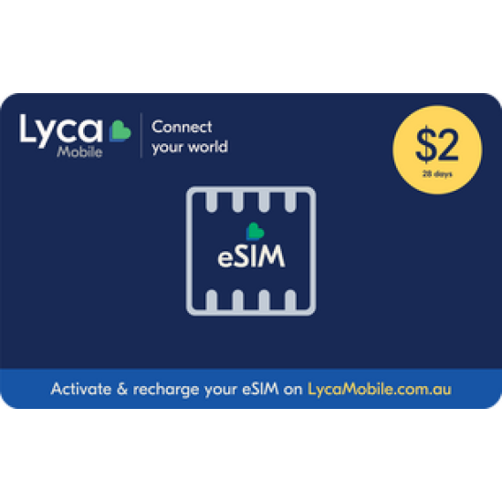 Lyca Mobile $2 Starter eSIM