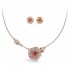 Pica LéLa - Desert Rose Necklace and Earrings Set