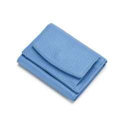 Pica LéLa - Aubrey Leather Card Holder & Change Purse - Blue