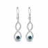 Wellington Jeweller - Infinity Triplet Opal Earrings