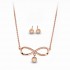 Wellington Jeweller - Infinity Solid Opal Necklace & OS Stud Earrings