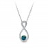 Wellington Jeweller - Infinity Triplet Opal Necklace