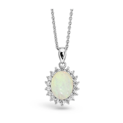 Wellington Jeweller - Glamour Solid Opal Necklace